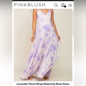 Pink Blush maternity dress